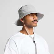 Nylon Wide Brim Bucket Hat